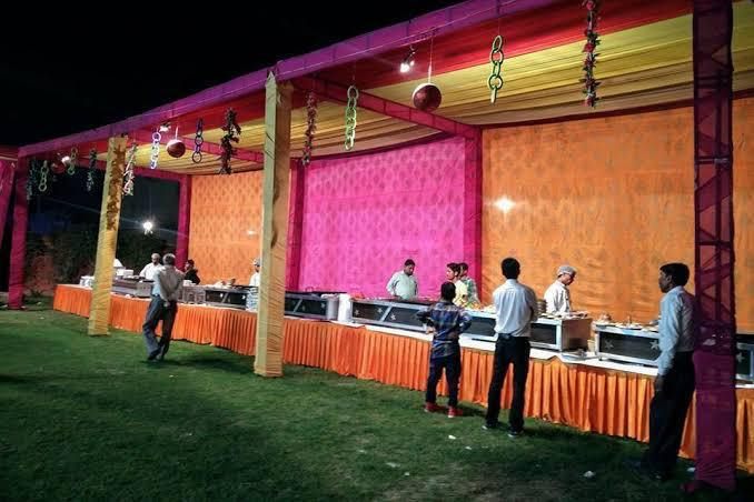 Buffet Setup at ARC Pyramid