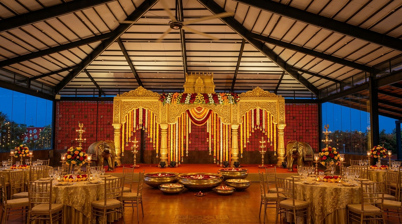 Golden Banquet Dining & Hall Layout at ARC Pyramid