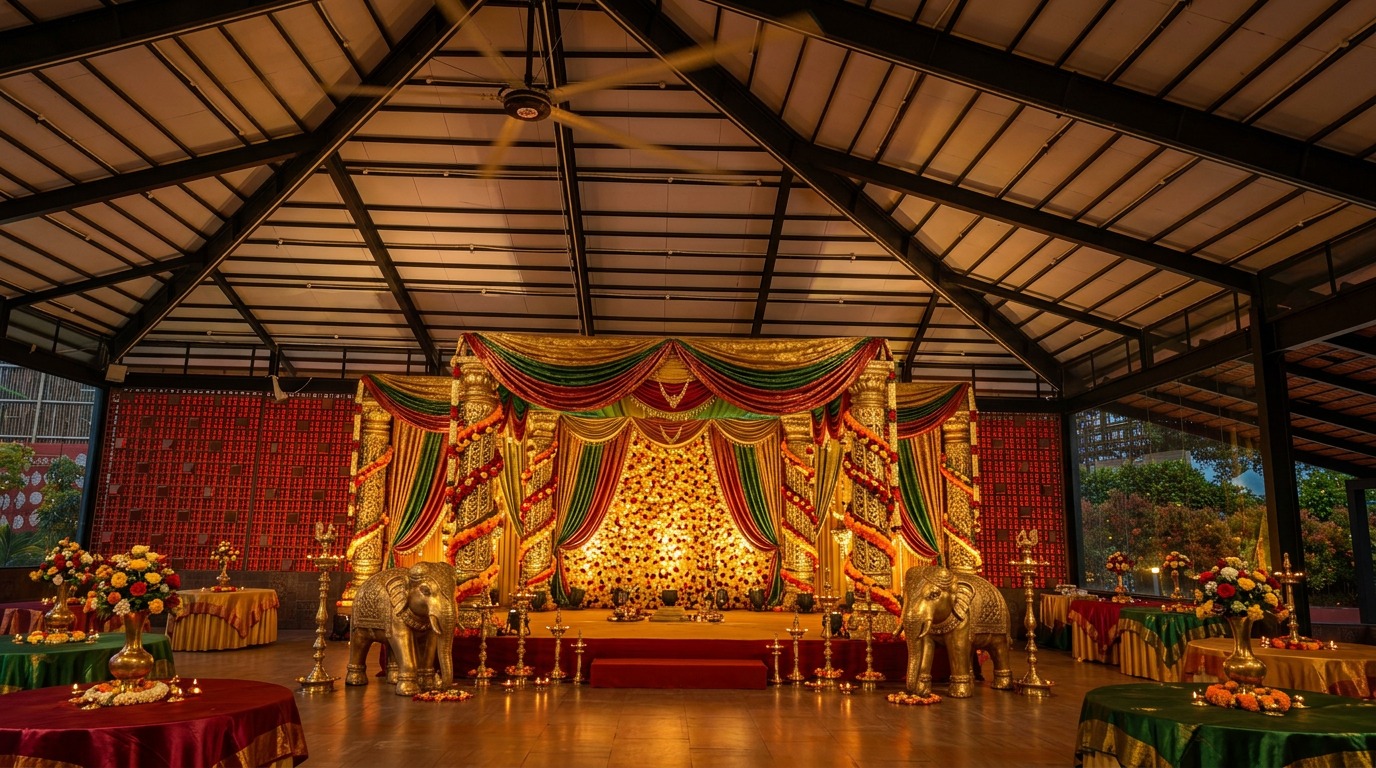 Grand Banquet Seating & Hall Interior at ARC Pyramid